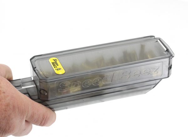SPEED BEEZ® 22LR Magazine Loader AKA the “Shaker Loader” Compatible with Ruger MK’s, S&W Victory, Browning Buckmark, Neos