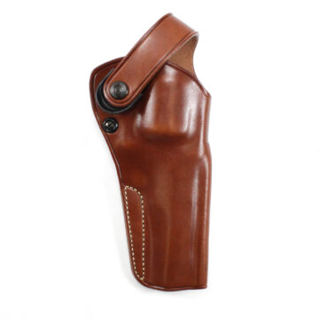 SPEED BEEZ® Leather Pancake Style Revolver Holster OWB Concealment (Brown)