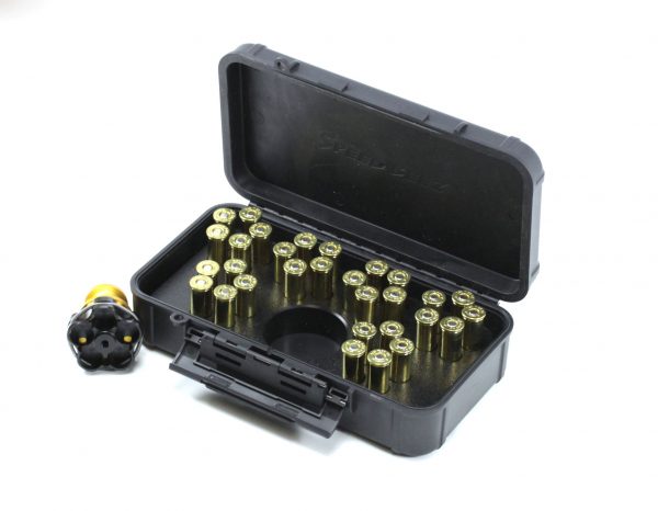 SPEED BEEZ® Smith & Wesson 44 Magnum L Frame (Model 69) 5 Shot Speedloader, Loading Block, Case - Bundle