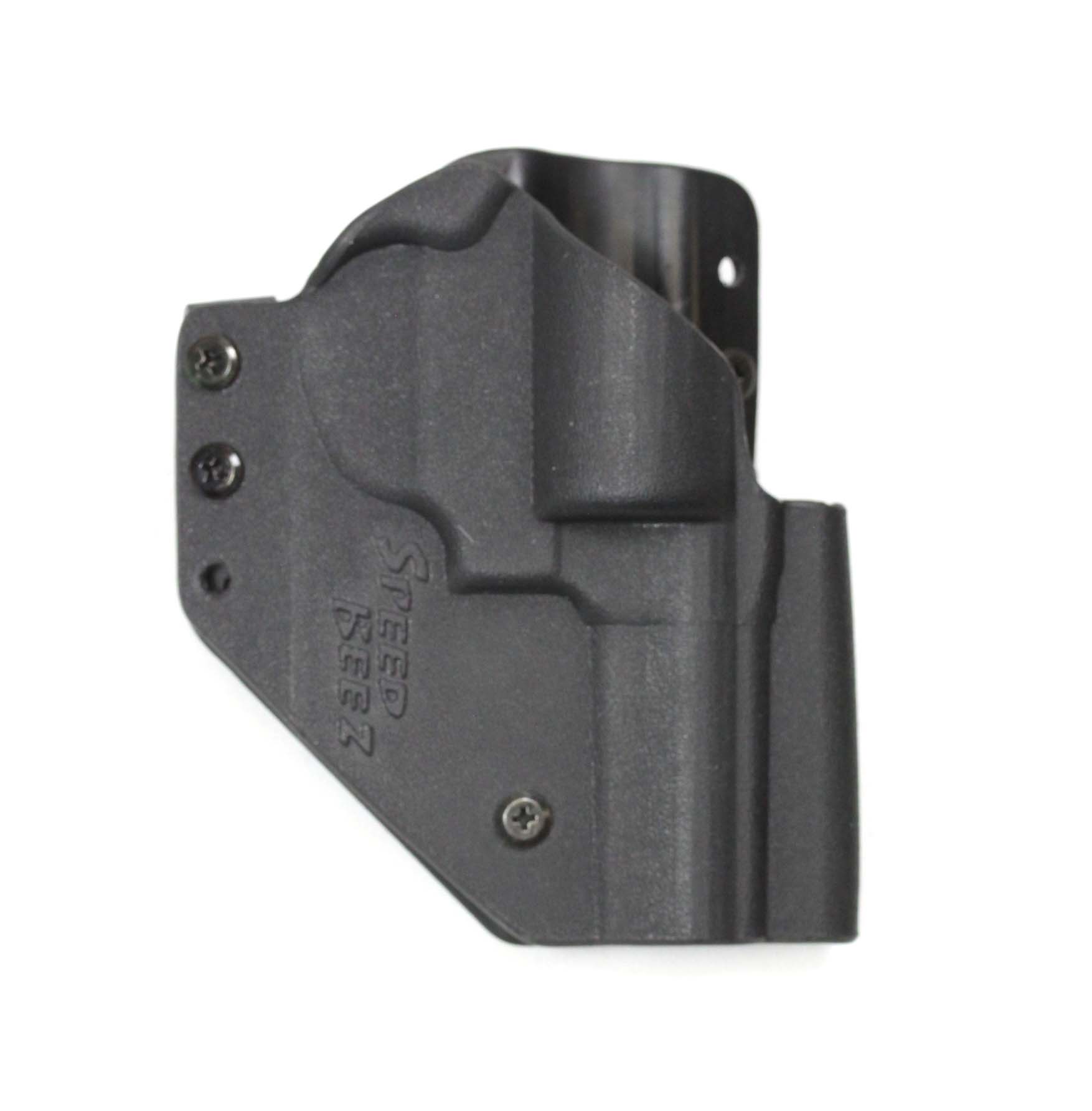 SPEED BEEZ® Leather Pancake Style Revolver Holster OWB Concealment (BLACK)